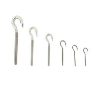 20 Pcs M4 M5 M6 M8 Screw Bolt Ring Hanging Hook Suspension Stainless Steel Fasteners Tools For DIY Tools(M5-32.0mm)
