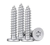 20 Pcs M5x40mm Torx Self-Tapping Wood Screws, Flat Countersunk Head Anti-Theft 304 Stainless Steel Self-Drilling Screws for Woodworking and Sheet Metal