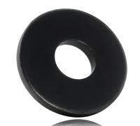 20 Pcs M8 Flat Washers, Black 304 Stainless Steel Polished, Inner Diameter 8.40-8.62mm Outer Diameter 15.57-16.00mm, Heavy Duty Spacers For Bolts Screws Nuts Repair