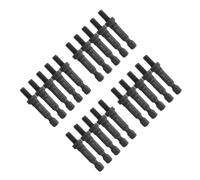 20 Pcs M8 X 1 Double Ended Threaded Socket Adapter Steel Hex Shank | Precision Machined for Screwdriver Sockets and Fasteners, Secure Grip, Quick Replacement, Reduced Slippage, Black Finish