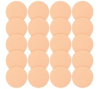 20 Pcs Makeup Sponges, Round Latex Sponges, Round Makeup Sponge for Foundation Blending, Nude Face Paint Sponge Powder Blender for Liquid Foundations Cream Concealer, Wet and Dry Dual Use