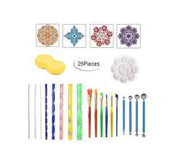 20 Pcs Mandala Skirt Dotting Tools, Skirt Painting Tools, Dotting Tools for Polymer Painting, Rock Painting, Nail Art