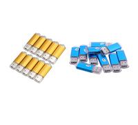 20 Pcs Memory Stick USB Flash Drive USB Flash Drive USB 2.0 Gold, 10 Pcs & 10 Pcs Gold