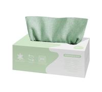 20 PCS Microfiber Cleaning Cloth, Microfiber Cleaning Cloth Rags In A Box, Lint-Free Shop Towels, Reusable Microfiber Towels, for Home, Kitchen and Car, 8 Inch x 8 Inch, 20 Pack with Box (Green)