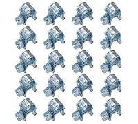 20 Pcs Mini Hose Pipe Clamps, Fuel Injection Hose Clamps, Adjustable Petrol Pipe Tube Hose Clips Clamps for Automobiles Water Pipe Plumbing Mechanical Application - 7-9mm