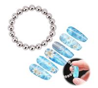 20 Pcs Mini Round Ball Cat Eye Magnets, Magnetic Beads for Water Ripple Cat Eye Nail Round Magnetic Beads for Home DIY Nail Design Tool Accessories
