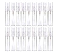 20 Pcs Mini Spray Atomizer Empty Bottles, Portable Mist Plastic Refillable Sample Bottle, Travel Spray Perfume Bottles with Atomizer Pump for Liquid Makeup Tool (3ml)