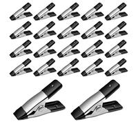 20 Pcs Mini Spring Clamps 2 Inch Small Metal Clips Heavy Duty Spring Clamp Open Mouth is 0.79 Inch for Crafts, Backdrop, Home Decoration, Woodworking, Photography