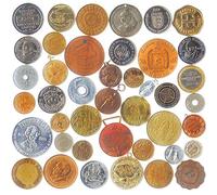 20 PCS MIX OF EXONUMIA: TOKENS, MEDALS, SOUVENIR MEDALLIONS, ELONGATED COINS...