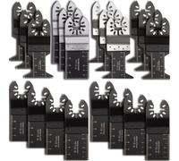 20 Pcs Mix Oscillating Saw Blades, Universal Multitool Quick Release Saw Blades