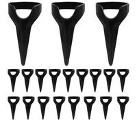 20 Pcs Nail Rings Black Vintage Metal Full Finger Claws 0.67x1.18 in Cosplay Gothic Smooth Vampire Nail Claws for Clubs, Halloween, Parties Rings