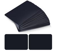 20 PCS NFC Cards, Blank Rewritable NFC Tags Ntag 215 Easy Programmable Business Cards with 504 Bytes Memory Convenient PVC Business Card for All Near Field Communication Enabled Phones Devices, Black