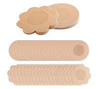 20 Pcs Nipple Covers, Self Adhesive Invisible Nipple Breast Cove, Disposable Nipple Pasties, Flower Shape Nipples Stickers, Soft Petal Shape Nipple Covers，Silicone Nipple Covers for Women Girls