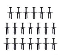 20 Pcs Nylon Bumper Clip Retainer Push Pin Rivet for 3 7 Series Wheel Arch Liner Door Trim Shield Under Engine Cover Fastener Black