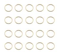 20 Pcs O Rings, Copper Link Loops Round Connectors Circle Ring for Earring Bracelet Necklaces Jewelry Making Keychain Craft,Gold 30 mm