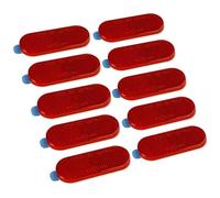 20 Pcs Oval Trailer Reflectors, Red Yellow White Reflective Stickers