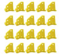 20 Pcs/Pack Flooring Installation Shims Double Density 1/4" and " Trilateral Shape for Stable Placement Direct Current Use Accommodates Various Floor Materials Prevents Bending Difference Spacers