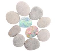 20 Pcs Painting Stones, 5-8 cm White Pebbles for Painting, Smooth White Stones Easy to Paint, Natural Rock Painting Kit for DIY Craft School Kindness Project