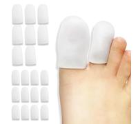 20 Pcs Pinky Toe Caps, Soft Toe Covers, Silicone Toe Cover, Gel Toe Protector Cap, Breathable Toe Protector Toe Cover, Big Toe Cap, Little Toe Caps, reduce friction, protect toe, provides relief pain.