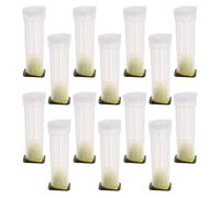 20 Pcs Plastic Bee Queen Cage for Breeding and Beekeeping Tool