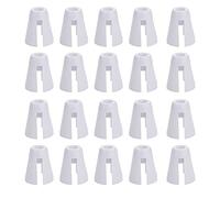 20 Pcs Plastic Coil Claw Thread Spool Cone Holder Sewing Accessories for 644D 744D Overlocker Serger Sewing (White)