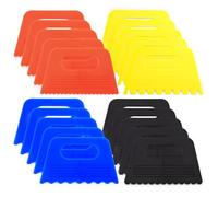 20 Pcs Plastic Paint Scraper Acrylic Paint Tools Textured Art Tools Painting Tools for Artists Putty Scraper Paint Scrappers for Painting DIY Tools Paint Spatula Sculpey Tools (4 Colors)