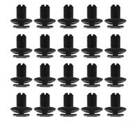 20 Pcs Plastic Push Fit Rivets,For Sprinter And Vito Wheel Arch Lining And Rear Door Trim Clips,8Mm Hole 20Mm Collar,Black