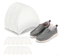 20 Pcs Plastic Shoe Tree Crease Protectors, Sneaker Stretcher Inserts to Keep Shape, Clear Shoe Trees for Men Women, Shoe Crease Protectors for Sneakers, Adjustable Boot Shapers for Athletic Shoes Cas