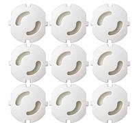 20 Pcs Plug Socket Cover, NALCY Safety Socket Plug Covers White Outlet Covers Child Proof Electrical Protectors for Child Baby Home and School
