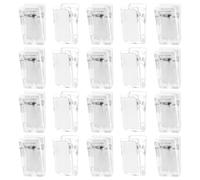 20 Pcs Polymer Clay Rollers - Acrylic Clear Rolling Pin with Thickness Rings - Clay Tools for DIY Crafts, Pottery, and Art Supplies