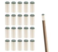 20 Pcs Pool Cue Tips,12mm Slip on Billiard Cue Tips Replacement Kit,No Glue Needed,Durable Snooker & Pool Stick Tip Shaper for Game Room,Leisure Sports & Professional Players,Tip Repair Accessories