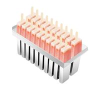 20 PCS Popsicle Molds，Stainless Steel Popsicles Molds,Commercial Ice Pop Molds Ice Cream Stick Mold