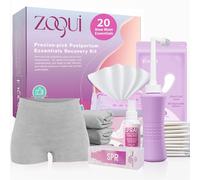 20 Pcs Postpartum Essentials Recovery Kit, Gifts for New Mom, Labor Delivery Feminine Care Kit, Postpartum Pads, Peri Bottle, Cooling Spray & Pad Liners, Disposable Postpartum Underwear, All-in-one