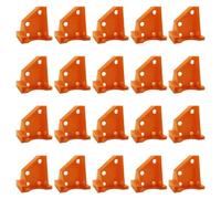 20 Pcs Premium Polystyrene Floor Shims Trilateral Structure Double Spacing Preferences 1/4" " for Grip Ensures Expansion Difference Twelve Hundred Laminate Wood Installation Stable Spacers