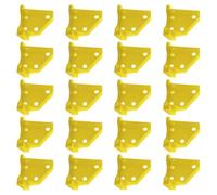 20 Pcs Premium Polystyrene Floor Shims Trilateral Structure Double Spacing Preferences 1/4" " for Grip Ensures Expansion Difference Twelve Hundred Laminate Wood Installation Royal Spacers