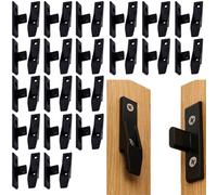 20 PCS Push in Plinth Fasteners Press Fit Panel Clips Cabinet Cupboard Plinth Connector Bath Panel Clips Kick Board Plinth Clip Quick Fitting Connector for Installing Office Desks Cabinets Wardrobes