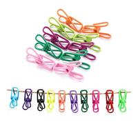 20 Pcs PVC-Coated Steel Clips, Multi-Purpose Clothesline Utility Clips for Kitchen Home Office