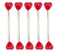 20 Pcs Red Foam Heart Cake Insert, Valentine Decorations | Lightweight Romantic Decor, Soft Heart Shape, for Wedding Planners, Party Hosts, Showers, Engagement Random Color