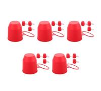 20 Pcs Red Pvc Trailer Hitch Ball Cover for Rvs the Go Use