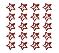 20 Pcs Red Star Hair Clip Sweet Cool Hairpins Barrettes Simple Hair Side Clip Hair Accessories For Kid Teens Girls