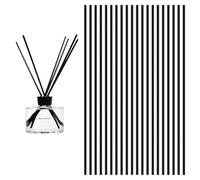 20 Pcs Reed Diffuser Sticks,30cm Black Reed Diffuser Sticks Reeds for Diffusers Refill,Long 4mm Thick Fibre Oil Aroma Natural Wood Rattan Replacements Essential Soak Scent for Bedroom Office Spa Home