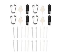 20 Pcs Replacement Stylus Tips Pen Nibs, Touch Stylus S Pen Replacement Tips/Nibs for Samsung Galaxy S22 Ultra 5G smartphone, 4 Sets of 20 Replacement Refills(White and Grey)