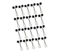 20 Pcs Rhinestone Decorative U-Shaped Pin Security Scarf Hijab Shawls Scarf Clips with Fix Clips