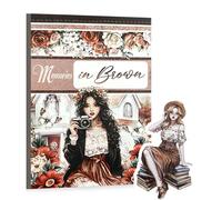 20 Pcs Romantic Memory Theme Sticker, Junk Journal Supplies PET Journal Stickers Retro Fashion Journaling Stickers, Ephemera Sticker Book Pre Cut, Junk Journal Supplies, Planner