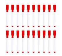 20 Pcs/Set Erase Markers Whiteboard Markers Dry Wipe Pen with Eraser Caps Quick-Drying Whiteboard Pens