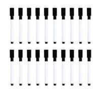 20 Pcs/Set Erase Markers Whiteboard Markers Dry Wipe Pen with Eraser Caps Quick-Drying Whiteboard Pens