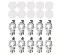 20 Pcs/Set Non Pierced Earrings Clip-on Earrings Converter Components Comfort Earring Pads for Women and Girl No-Pierced Jewelry Findings