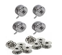 20 Pcs Sewing Machine Bobbins, Empty Metal Bobbins Spool Sewing Spools with Storage Case Suit for Sewing Machines