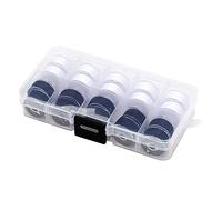 20 Pcs Sewing Thread Sewing Machine Bobbins Bobbins for Sewing Machine with Storage Case Box Sewing Accessories for Embroidery Machine Accessories