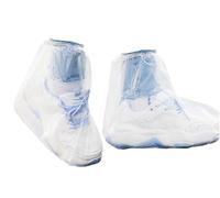 20 Pcs Shoe Covers Boot Covers Disposable Non-Slip - Waterproof Disposable Plastic Shoe Covers for Rain,Outdoor Indoors Rain Cover for Shoes,Plastic Overshoes for Men and Womem